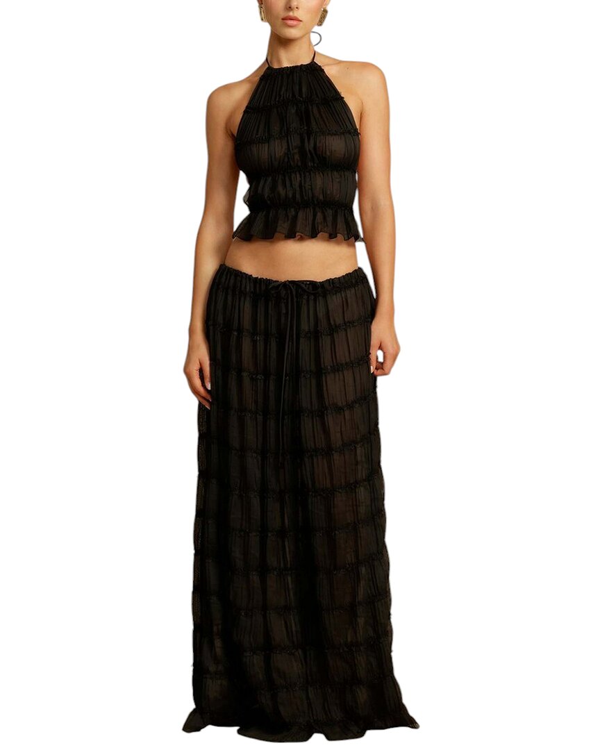 Deli S Deli.s 2pc Top & Skirt Set In Black