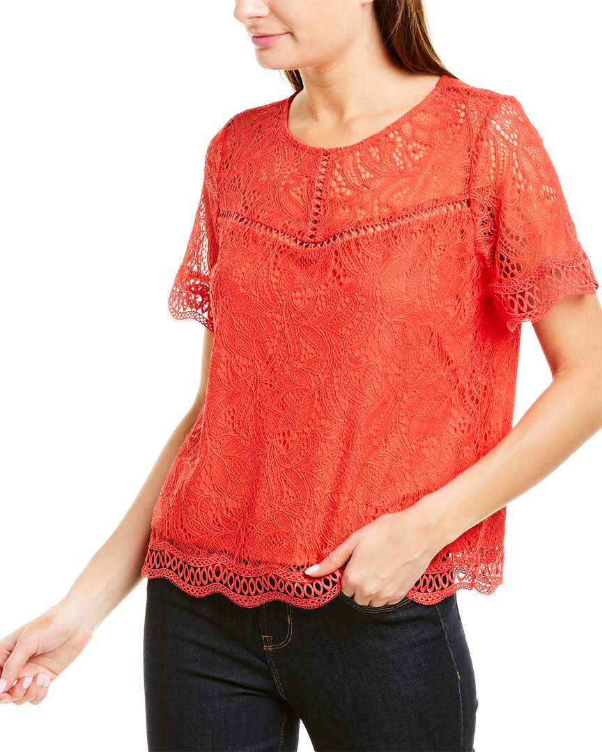 Image of Laundry by Shelli Segal Lace Top