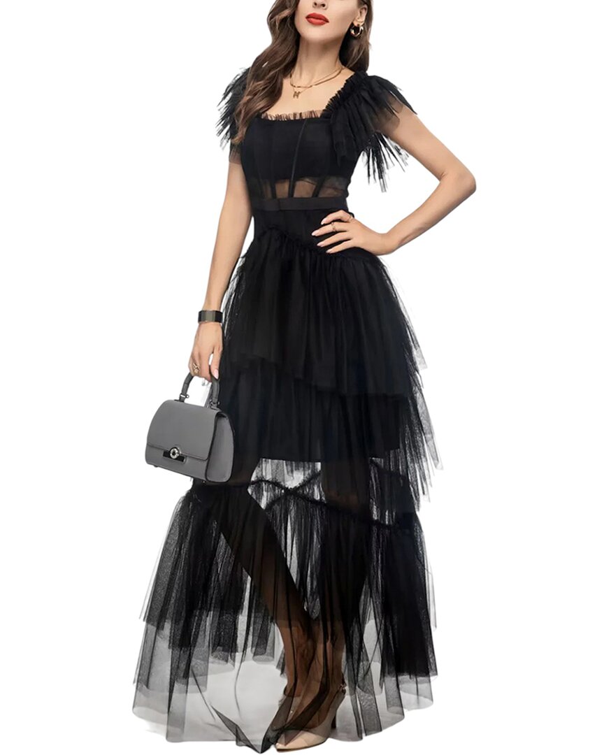 Burryco Maxi Dress In Black