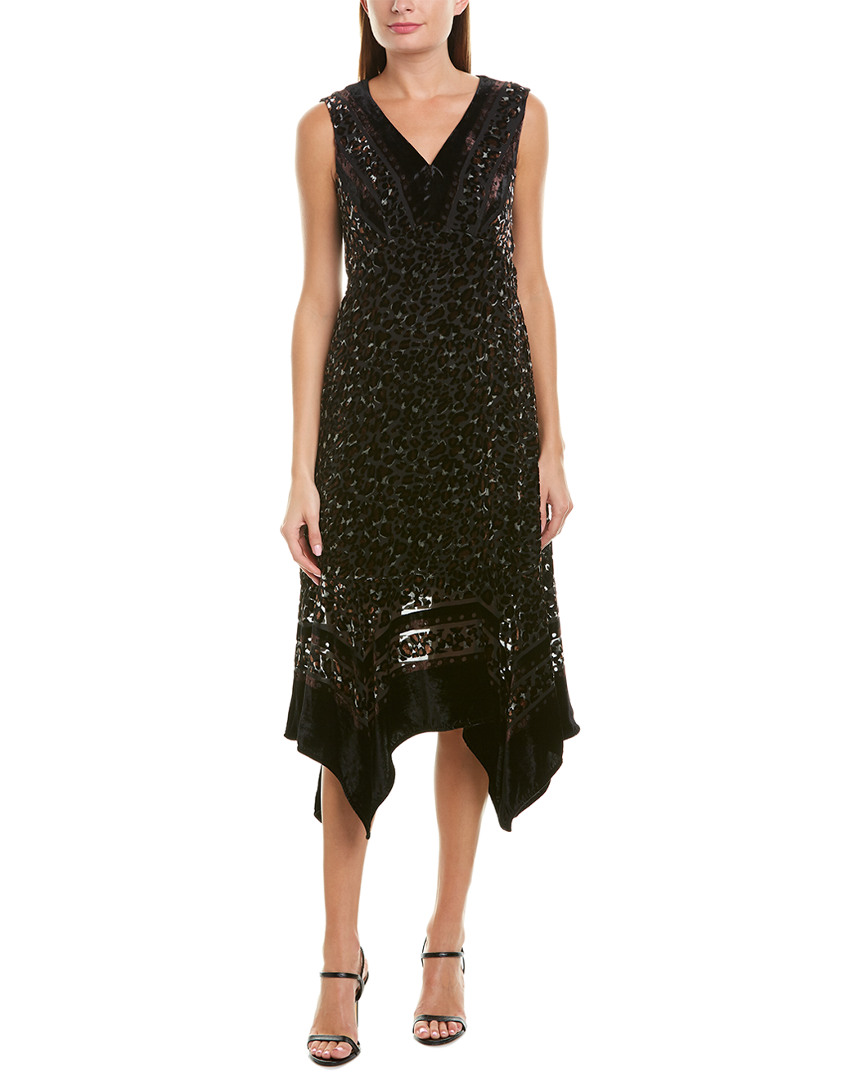 Image of Nanette Lepore Silk-Blend A-Line Dress