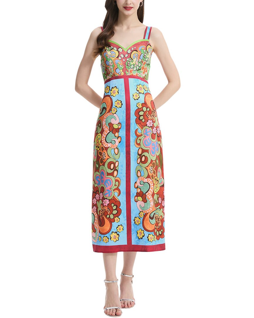 Kaimilan Midi Dress In Brown
