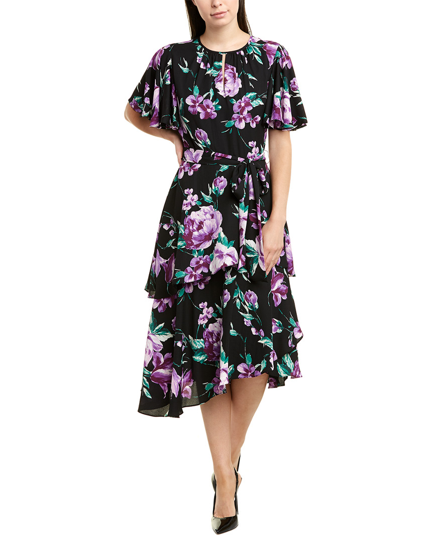 tahari asl midi dress