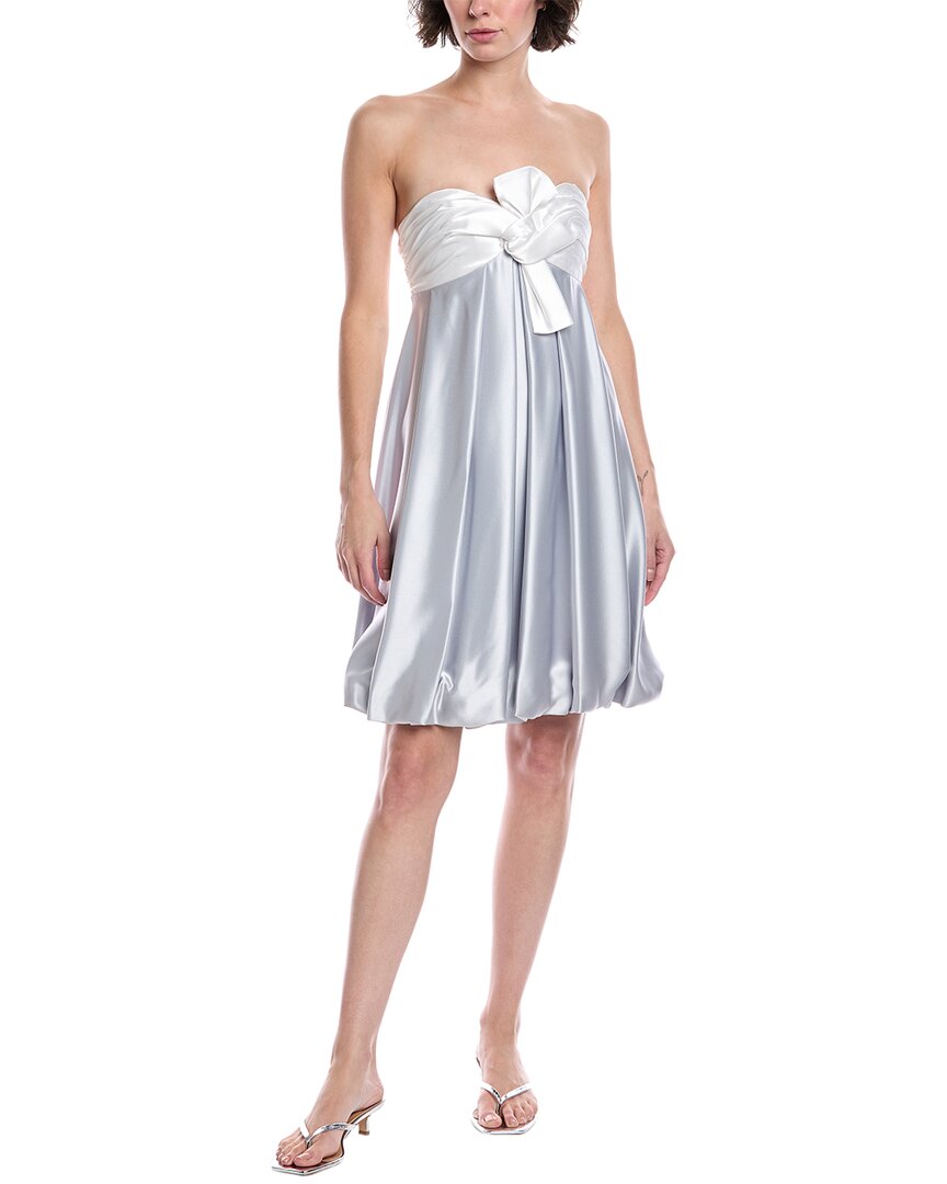 Issue New York Sleeveless Mini Dress In Metallic