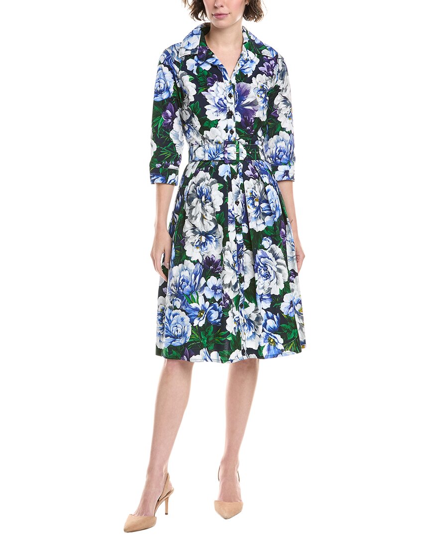 Samantha Sung Audrey #1 Shirtdress In Multi