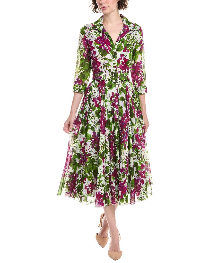 Samantha Sung Aster Midi Dress In Multi