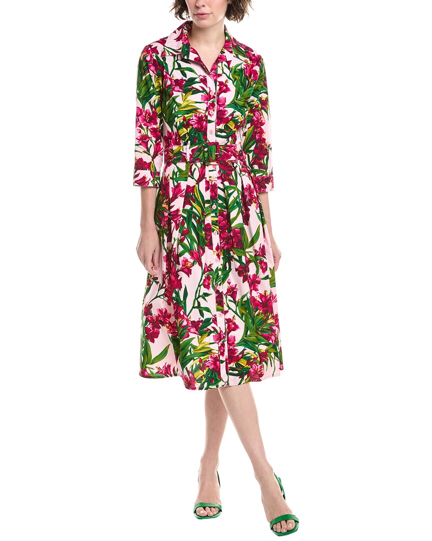 Samantha Sung Audrey #1 Shirtdress In Pink