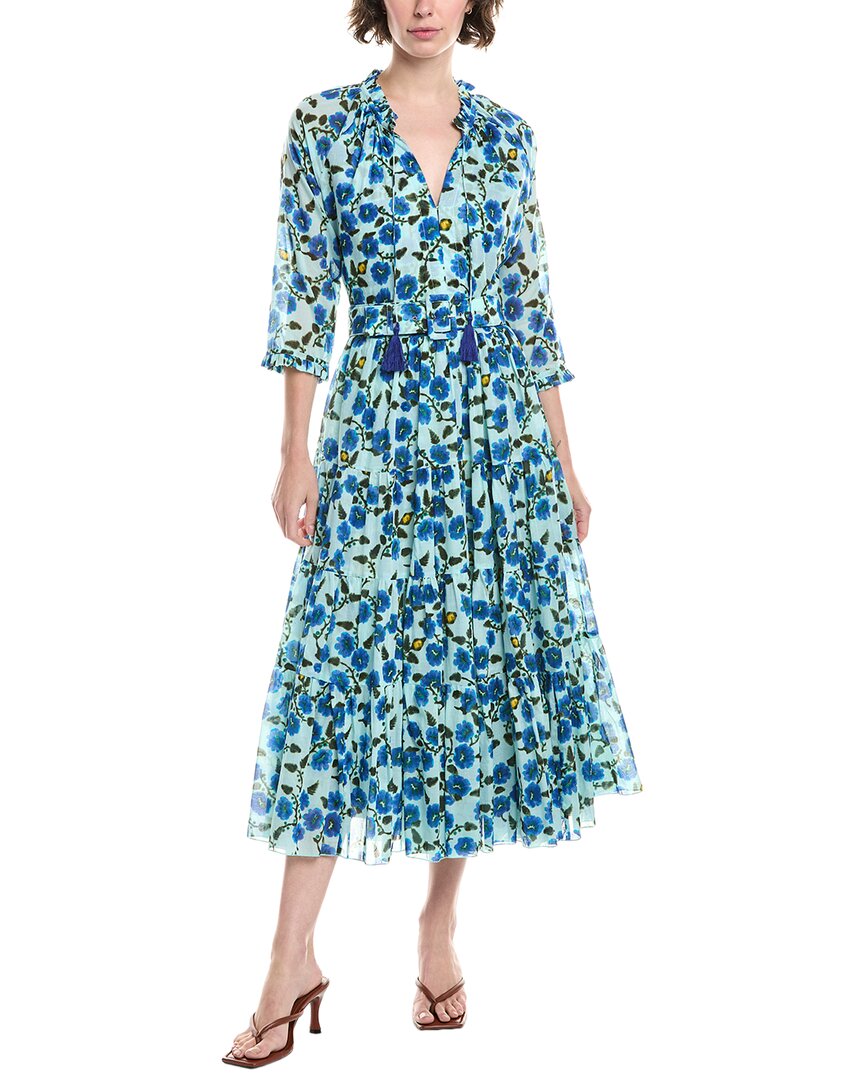 Samantha Sung Eva Maxi Dress In Blue