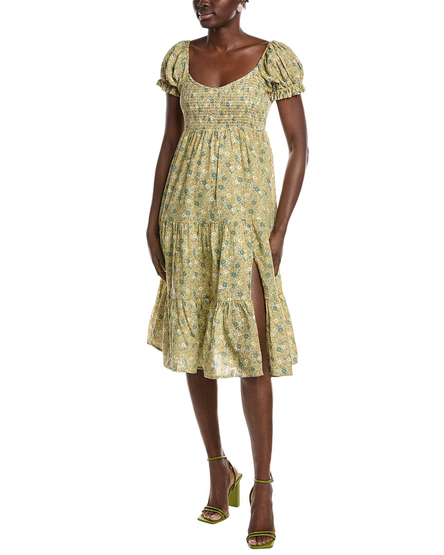 Opt O. P.t Lanna Midi Dress In Blue