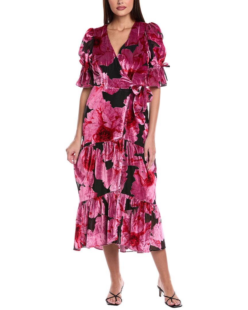 Hutch Marisol Midi Dress In Pink