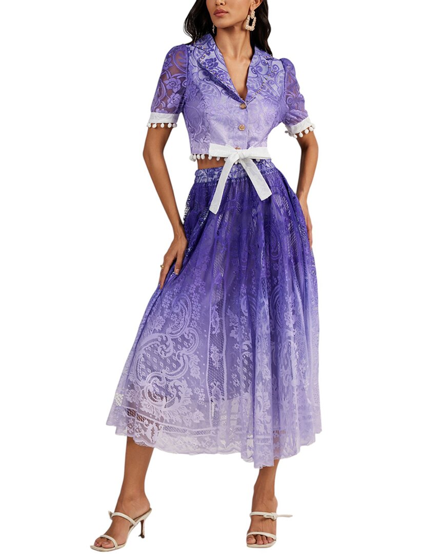 Kaimilan 2pc Top & Skirt Set In Multi