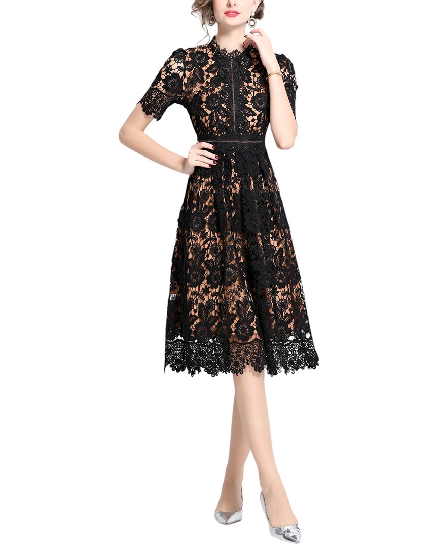 Kaimilan Midi Dress In Black