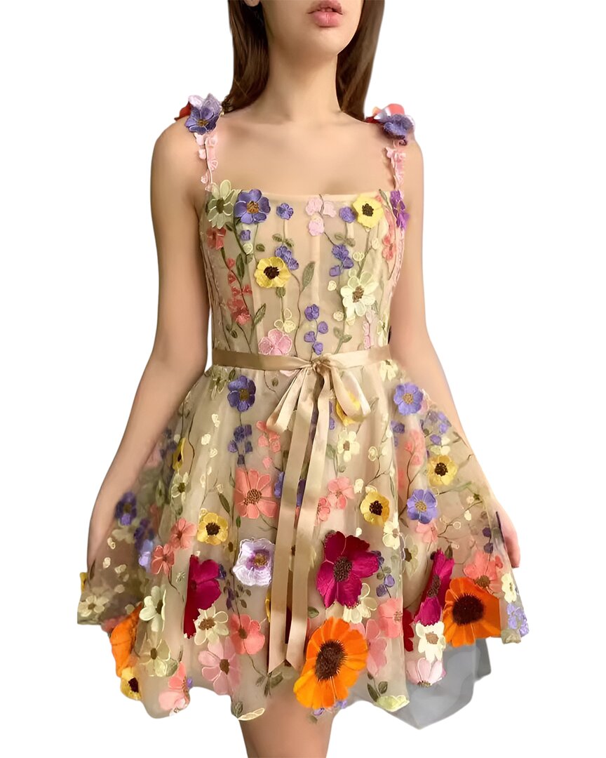 Vincent Mini Dress In Brown