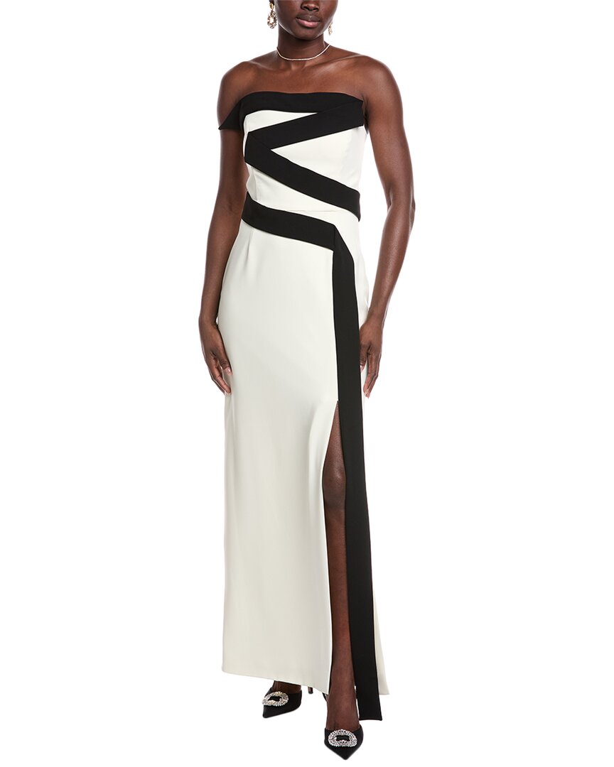 Issue New York Column Gown In White