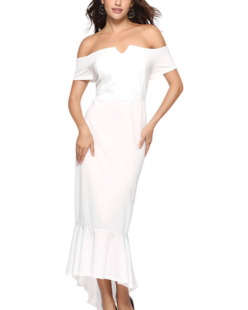 Kayla Paris Maxi Dress In White