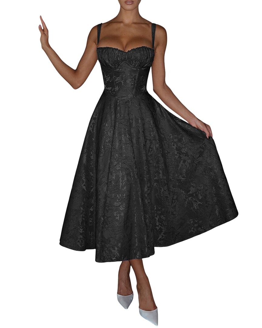 Luna Tuccini Maxi Dress In Black