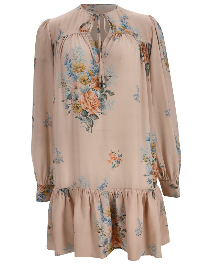 Alexander Mcqueen Mini Dress (authentic Pre-loved) In Brown