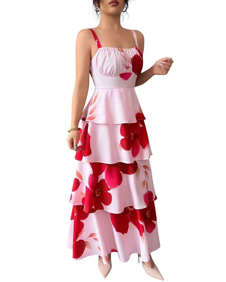 Vincent Silvia Rufino Maxi Dress In Pink