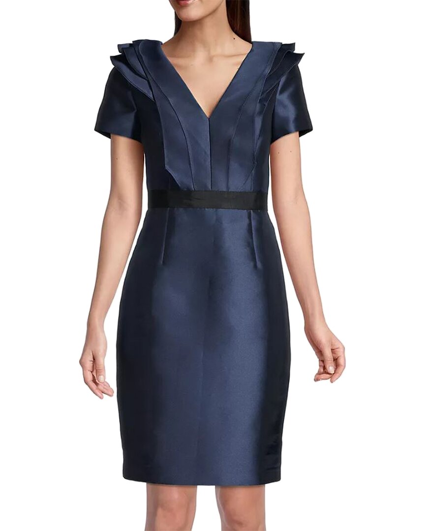 Focus By Shani Mini Dress In Blue