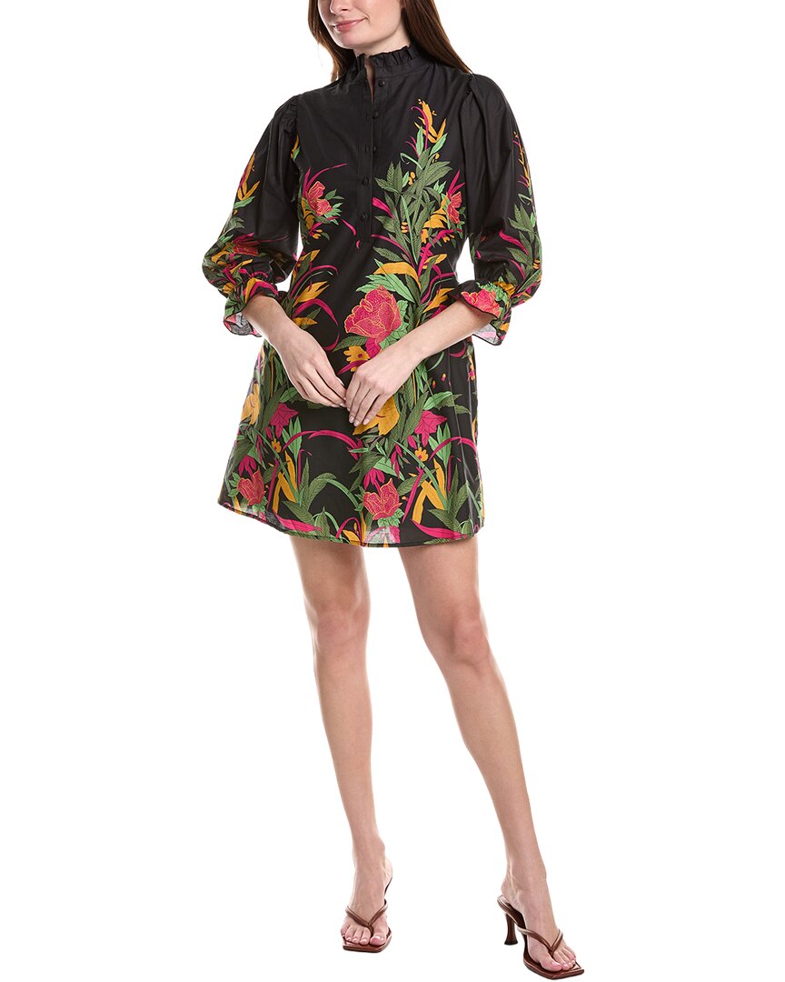 Flora Bea Nyc Adelina Mini Dress In Black