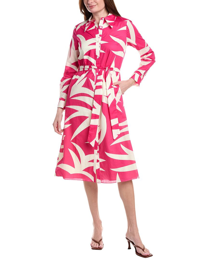 Flora Bea Nyc Medora Midi Dress In Pink