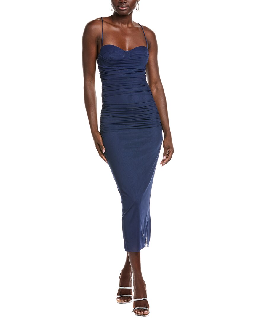 Maison Maar Midi Dress In Blue