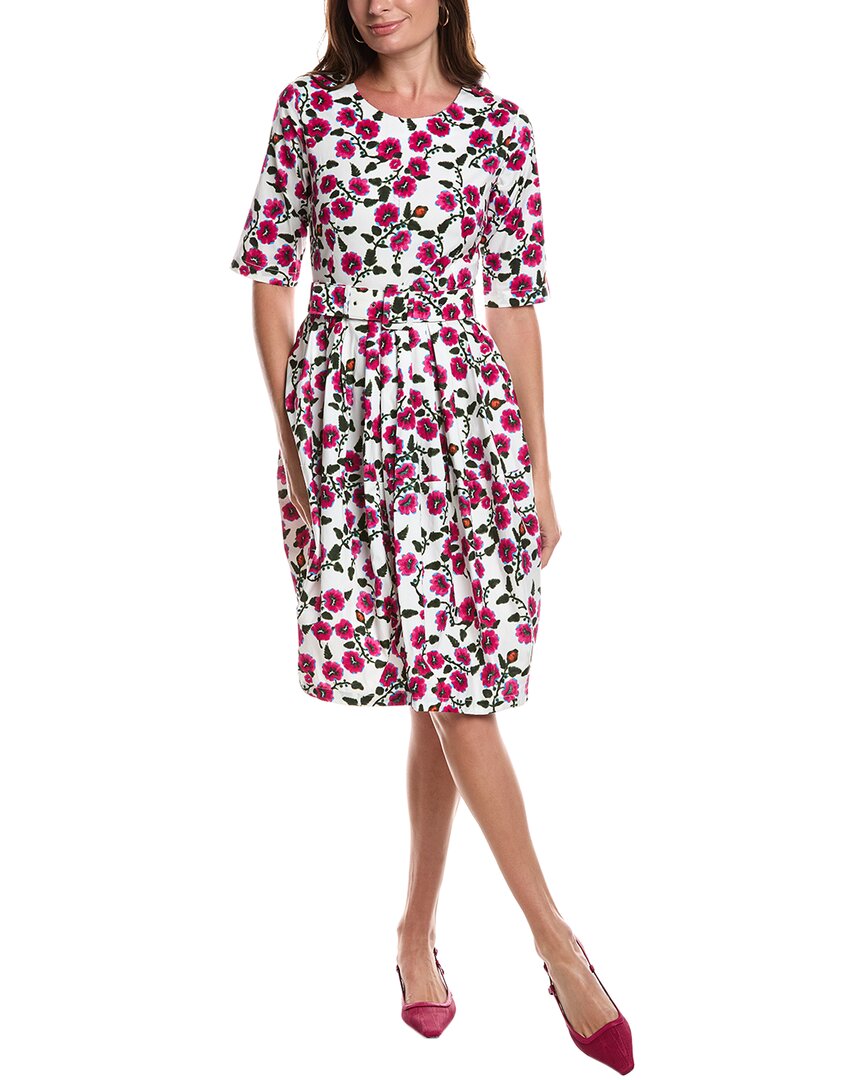 Samantha Sung Rachel A-line Dress In White