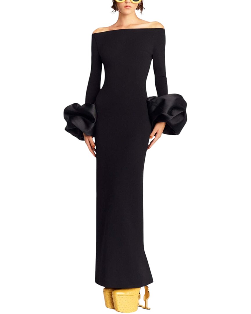 Adele Berto Maxi Dress In Black