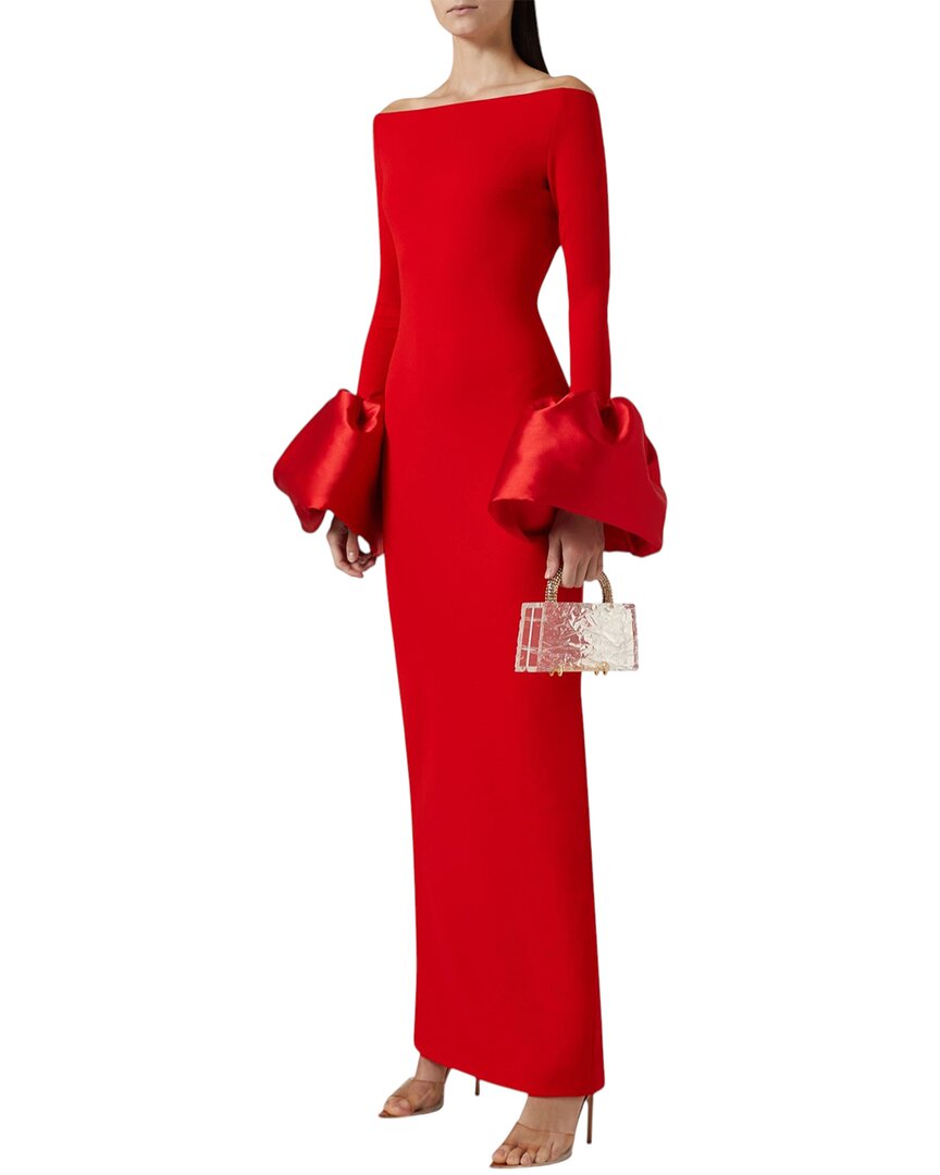 Adele Berto Maxi Dress In Animal Print