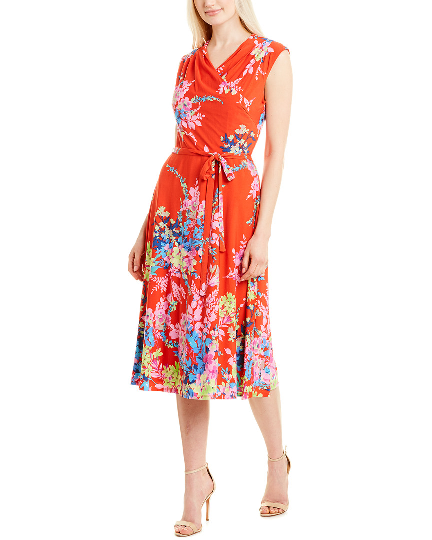 Julia Jordan A-Line Dress Women's Orange 6 | eBay