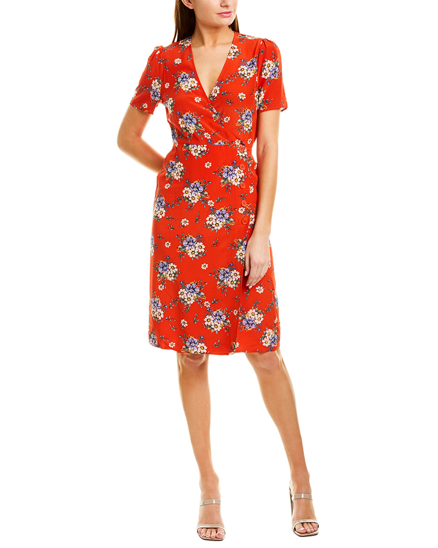 Image of YUMI KIM Silk Wrap Dress