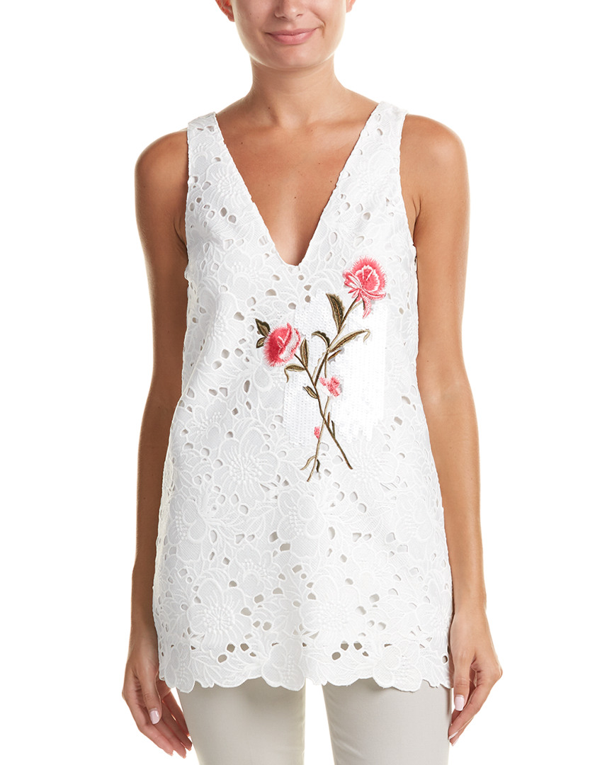 Image of Sachin & Babi Noir Lace Tunic Top