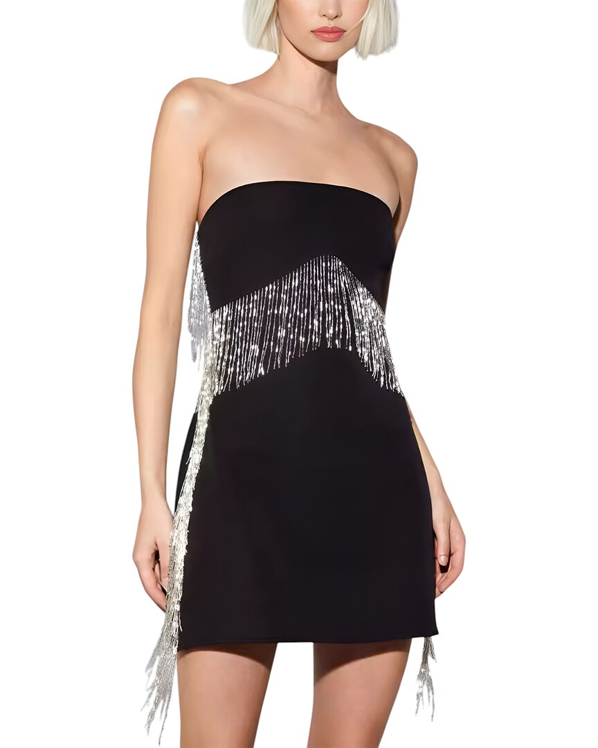 Camila Blanco Mini Dress In Black