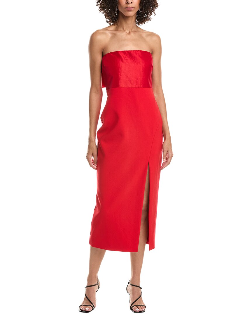 Likely Valerie Midi Dress In Red