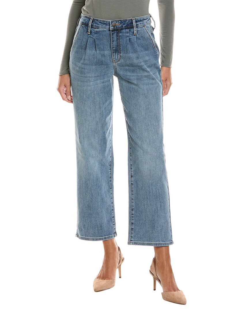 Nydj Barcelona Breeze Petite Relaxed Denim Trouser Jean In Blue