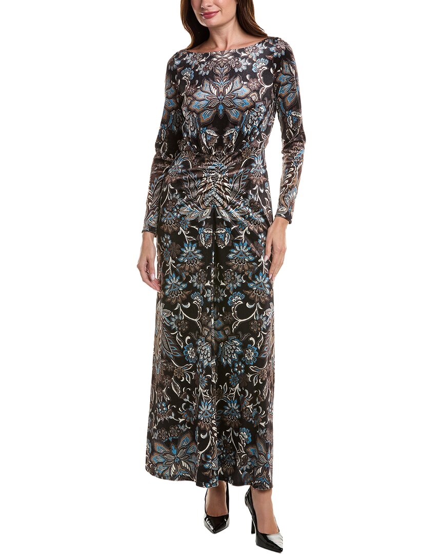 Julia Jordan Velvet Maxi Dress In Black