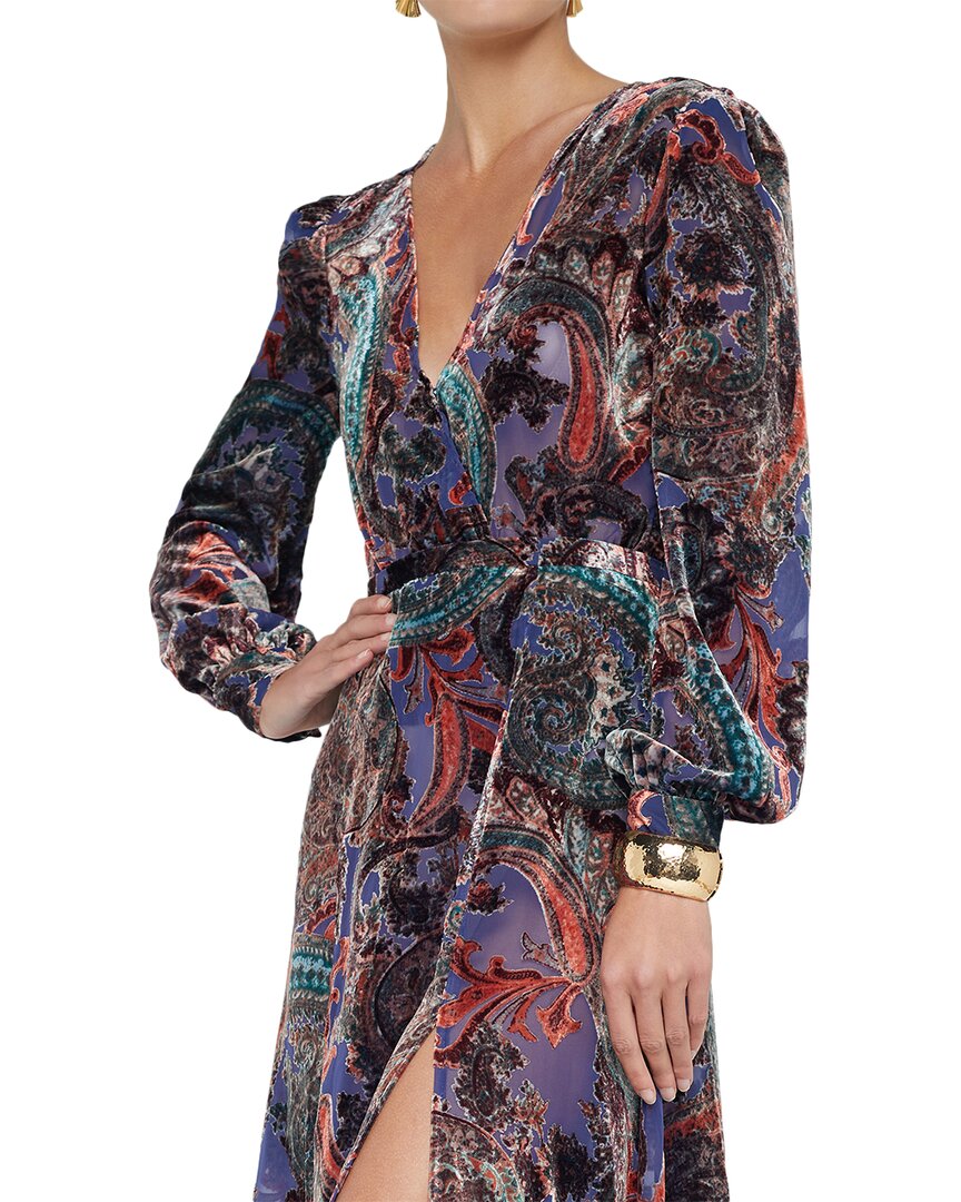 L'agence Lady Blouson Sleeve Bodysuit In Multi