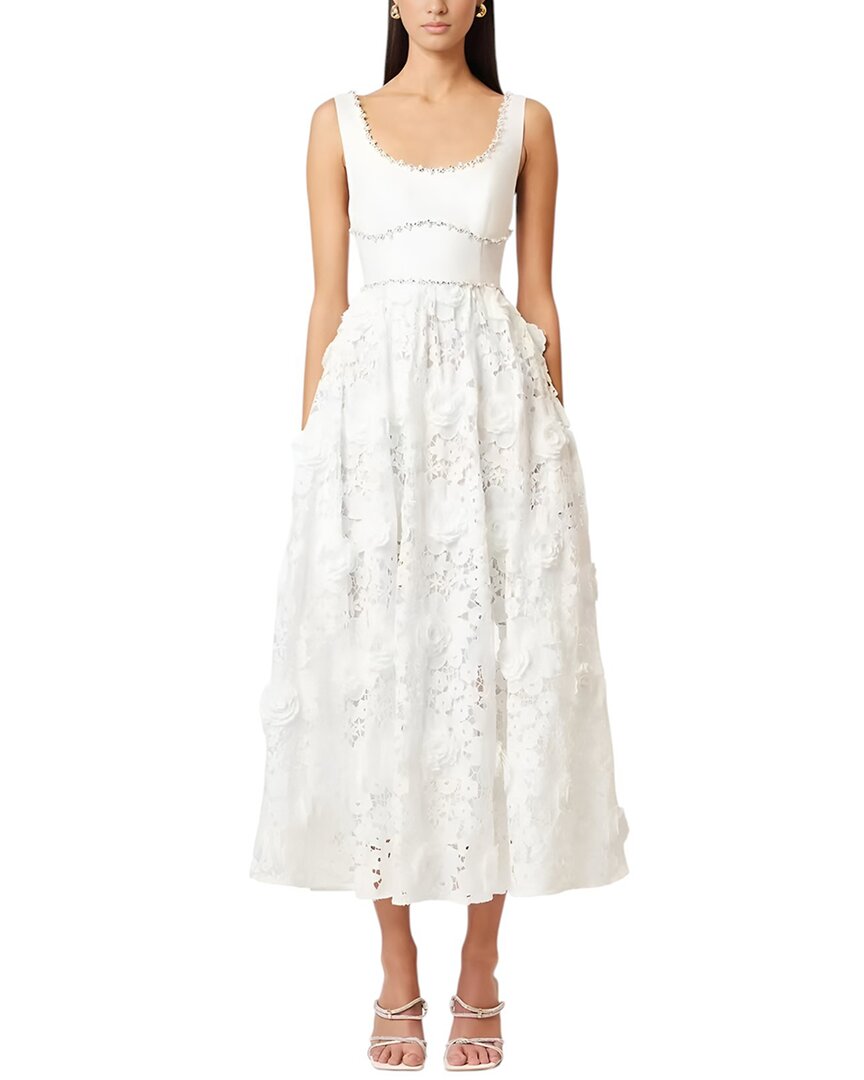 Emma Way Midi Dress In White