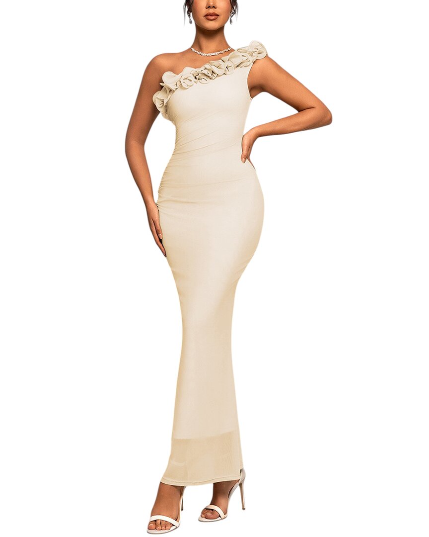 Lebrin Atelier Maxi Dress In Neutral