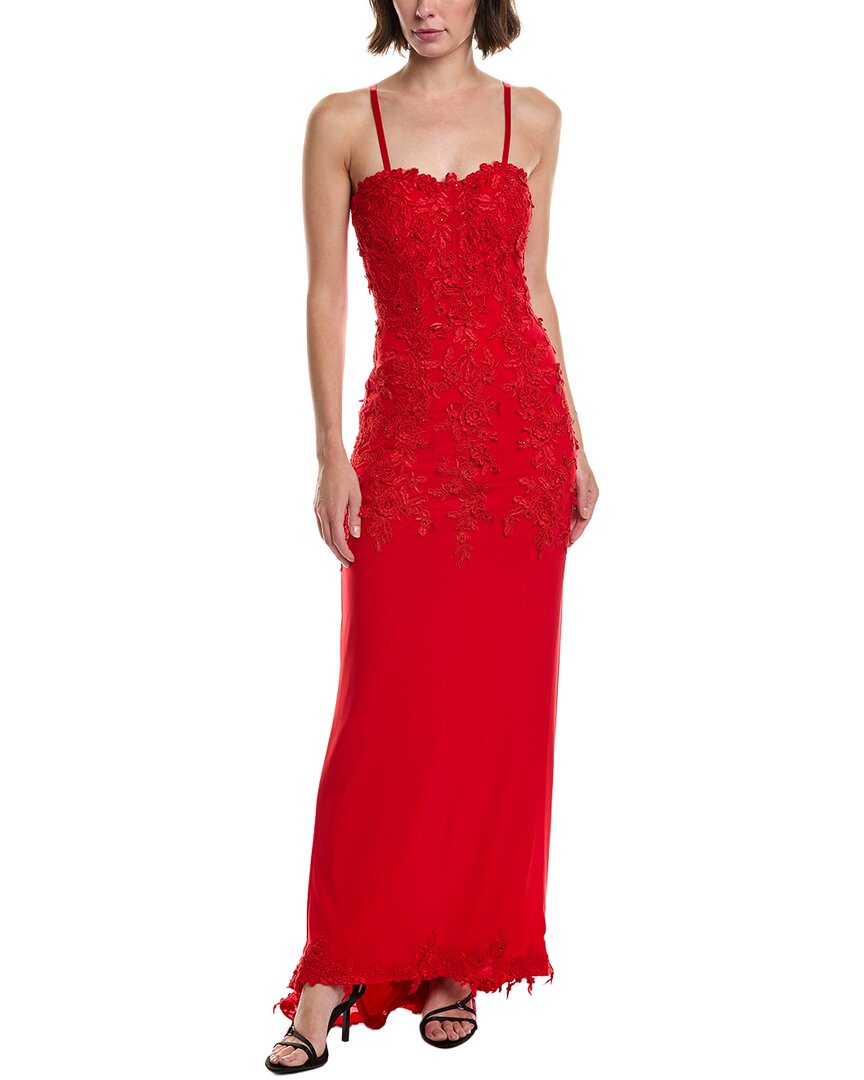 Issue New York Maxi Dress In Red