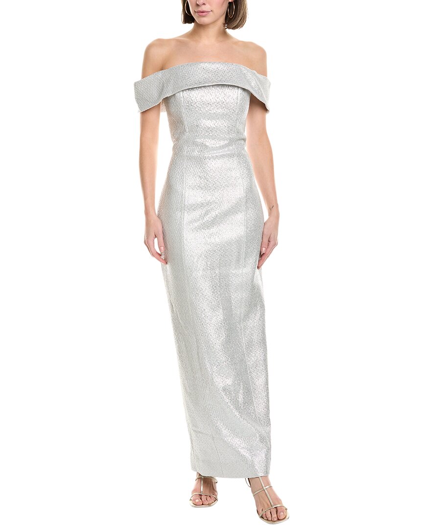 Mestiza New York Mona Gown In Silver