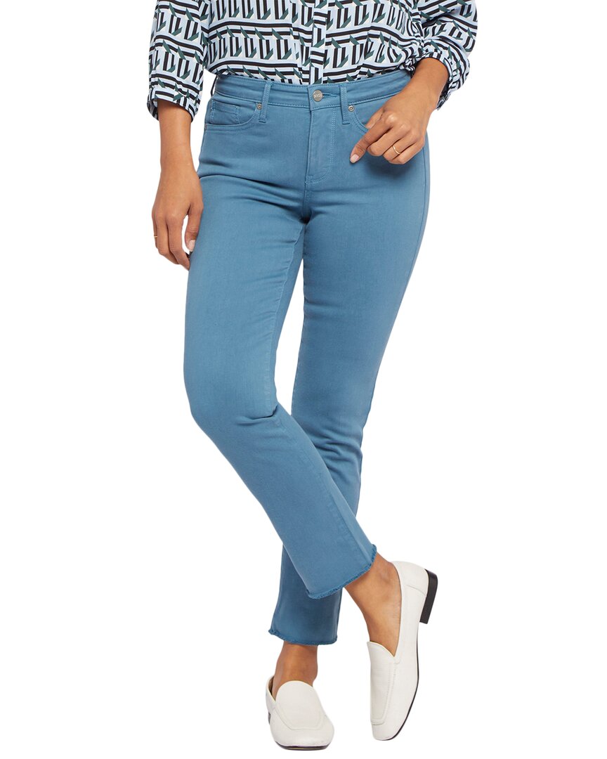 Nydj Petite Sheri Artist Blue Ankle Crop Jean In Black