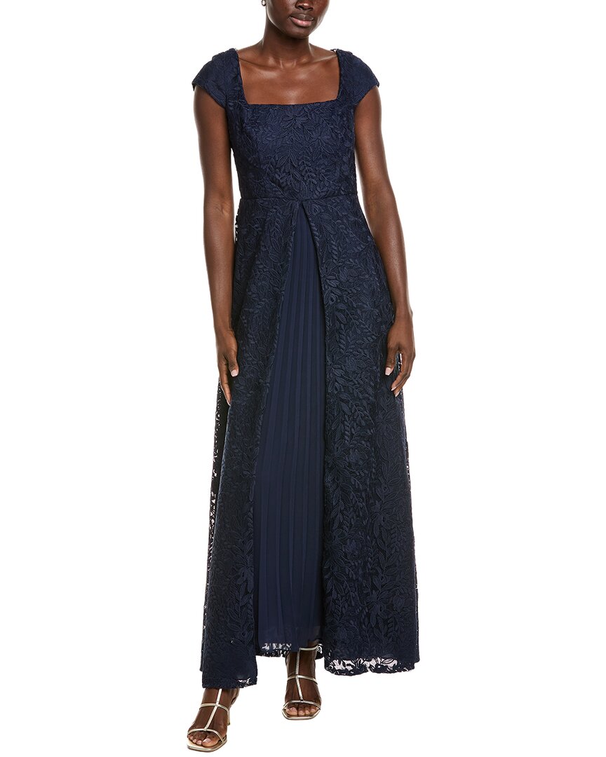 Kay Unger Claudia Gown In Blue