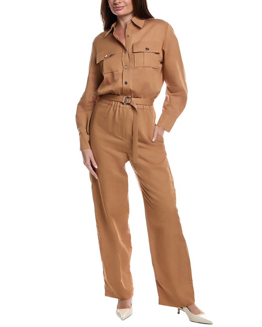 Maje Jumpsuit In Brown