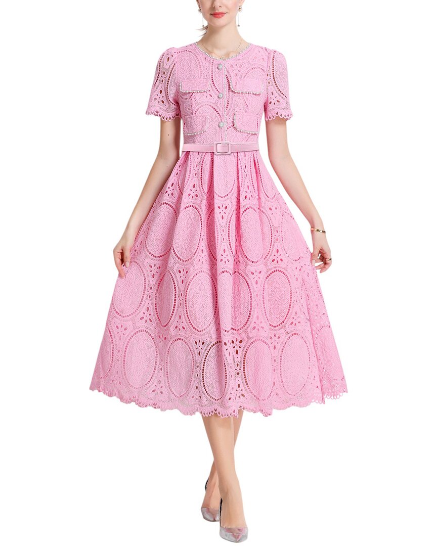Kaimilan Midi Dress In Pink