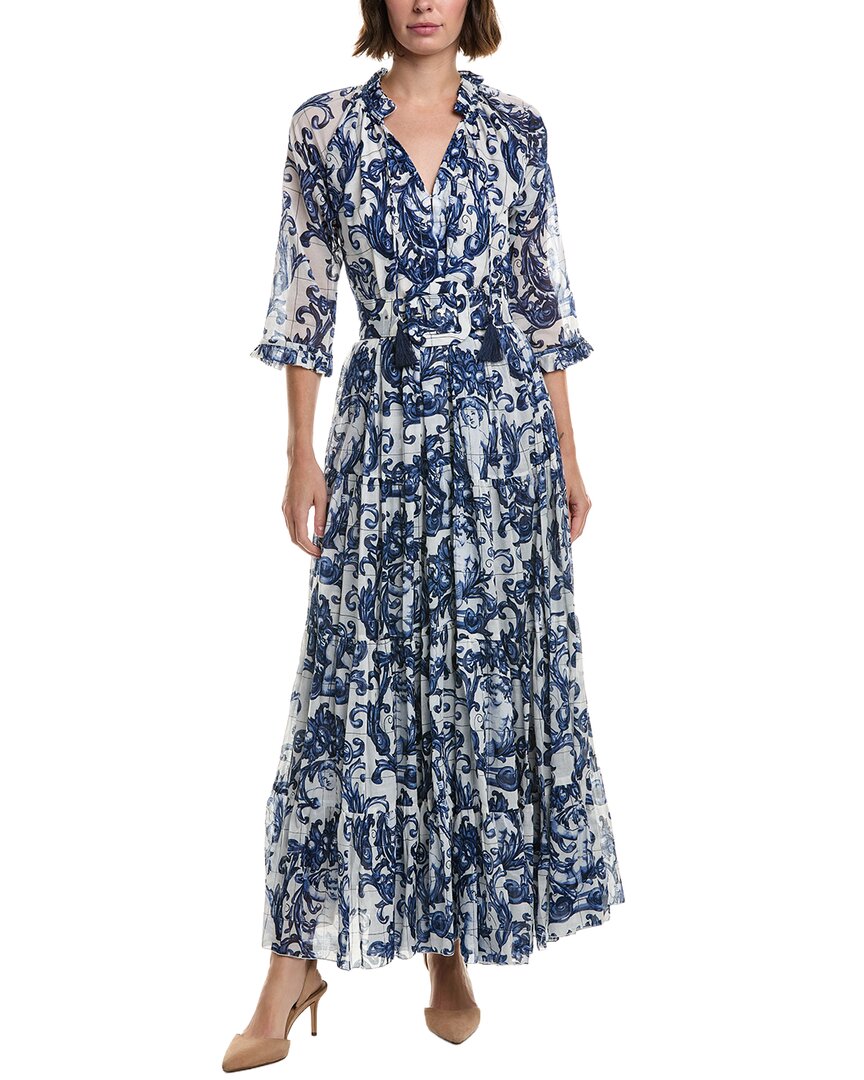 Samantha Sung Eva Maxi Dress In Blue