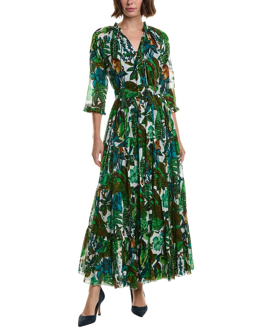 Samantha Sung Eva Maxi Dress In Green