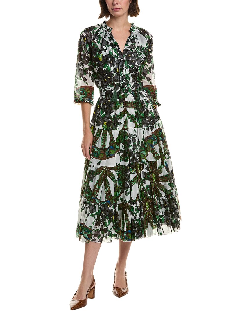 Samantha Sung Eva Maxi Dress In Green