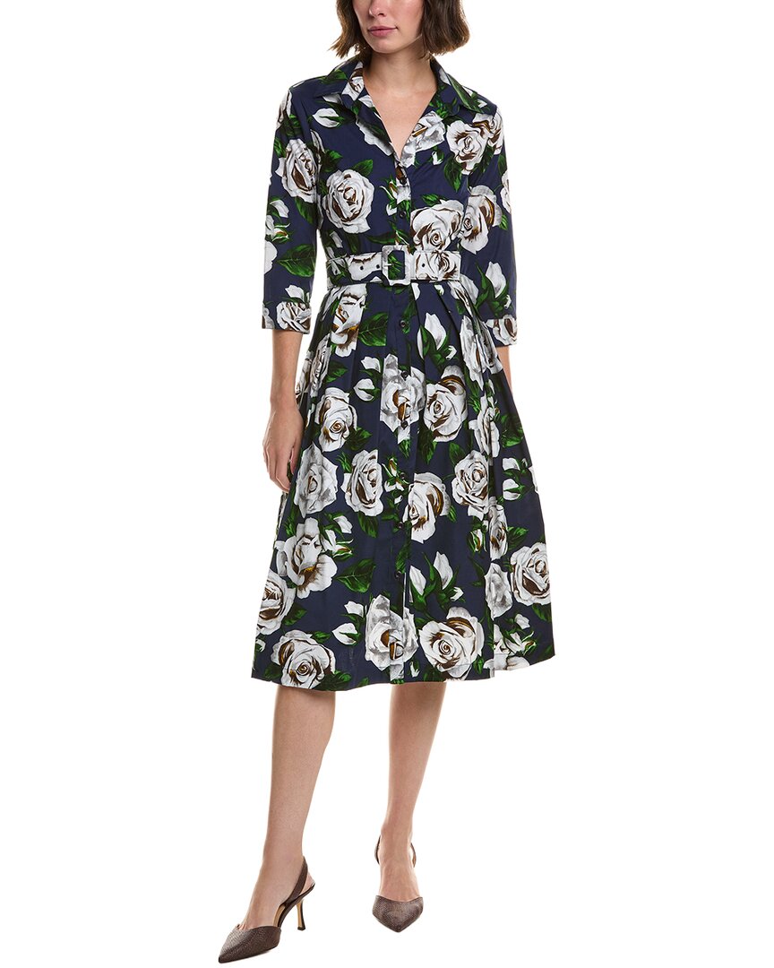 Samantha Sung Audrey #1 Shirtdress In Multi