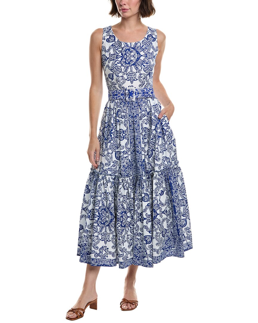 Samantha Sung Melanie Midi Dress In Multi