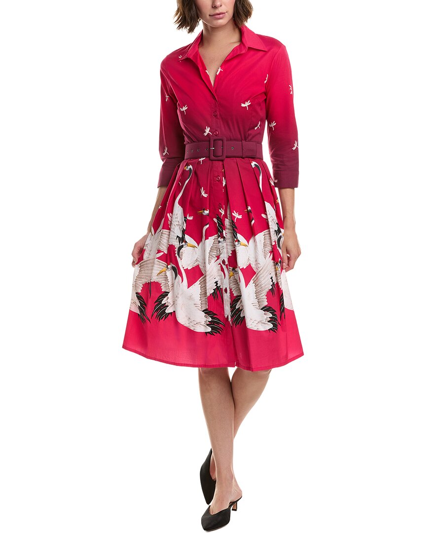 Samantha Sung Audrey #1 Shirtdress In Multi